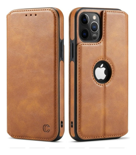 Funda Case Para iPhone Tipo Piel Cartera Imantado Modelos