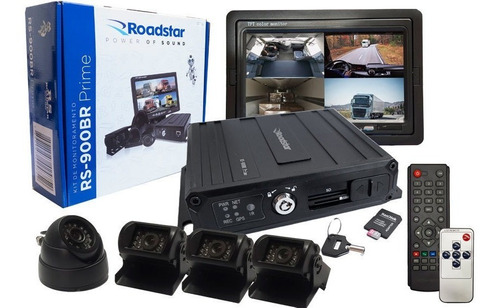 Sistema Dvr Profissional Furgão Motorhome Onibus Caminhão