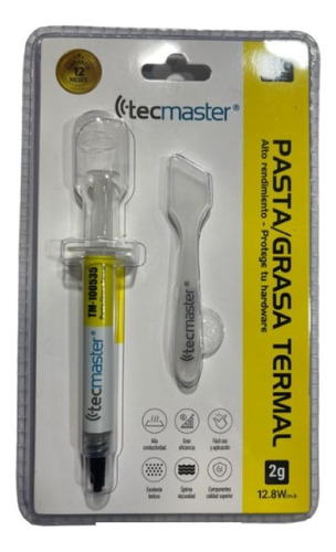 Pasta Termica Disipadora 2g Alto Rendimiento Tecmaster 