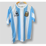 Camiseta Retro De  Argentina Mundial 86 #10