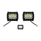 Par Faro 20 Led Tipo Dually Auxiliar Luz Fija Y Estrobo