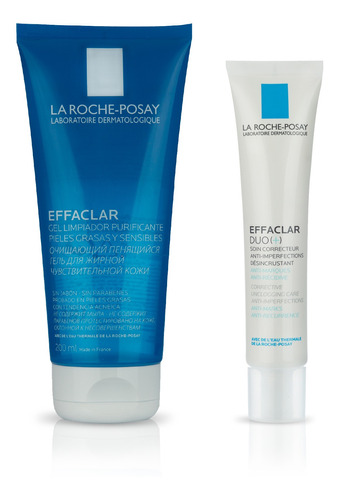 La Roche Posay Rutina Corta Acné Effaclar Gel Limp + Duo