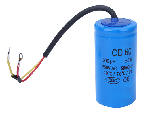 Cd60 350uf 250 V Ac Motor De Arranque Del Condensador 350mfd