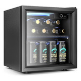 Refrigerador De 55 Latas, Mini Refrigerador Color Negro 