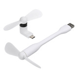 Ventilador Usb Tipo C Para Computadora Portátil (blanco). Mi