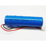 Bateria 3,7v 2600ma 18650litio Luz Emergencia/bafle Activo