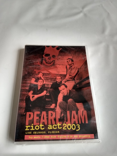Dvd Pearl Jam Riot Act 2003