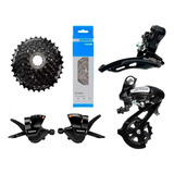 Kit Relação Shimano 24 Marchas Altus Index K7 Com Alavancas