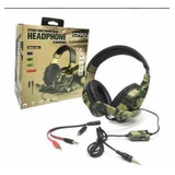 Headphone Gaming Camuflada Ps4 Ps3 Xbox One 360 N Switch T&z