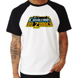 Camiseta Raglan Cavaleiros Do Zodiaco Cdz Geek Séries 24