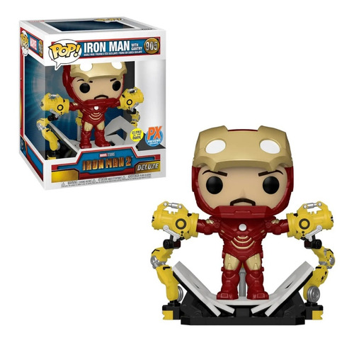 Funko Pop Iron Man Mark Iv With Gantry Px Previews E. #905