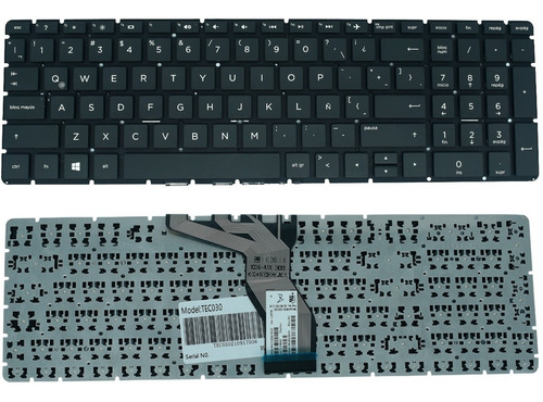 Teclado Hp 15 Bw Bw005la Bw006la Bw007la Bw008la Ctrl Cuadro