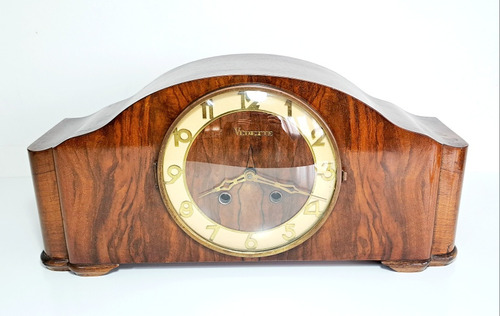 Reloj De Mesa Cuerda Vedette Francés Antiguo Funcionando 