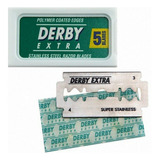 15 Cuchillas De Afeitar Derby Extra De Doble Filo De Acero I