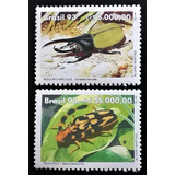 Brasil Insectos, Serie Yv. 2113-4 Escarabajos 93 Mint L12570