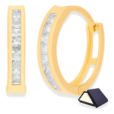 Aretes Huggie Arracadas Oro 10k 11mm Oro 10k Bebe Niña Argolla Piercing Perforacion Dama Regalo Joyería Fina Oro 10 Kilates Aretes De Oro Regalo Mujer Oro Niña Regalo Novia Joyería Fina Oro | Envío gratis