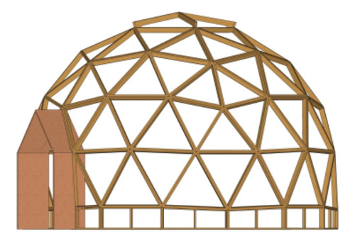 Domos Geodesicos / Estructura 1era Calidad / Dm 600 Glamping