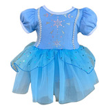 Vestido Pañalero Princesa Elsa Ropa De Bebe Niña