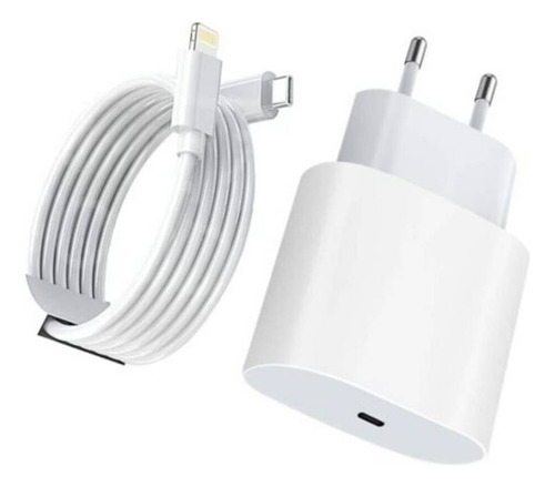 Cargador Completo Lightning A Tipo C 20w Oem iPhone