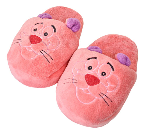 Pantufla Pantera Rosa Peluche Super Comodas Calentitas 