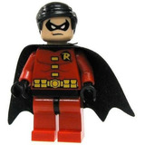 Lego Dc Comics Super Heroes Batman Minifigure - Robin (rojo)