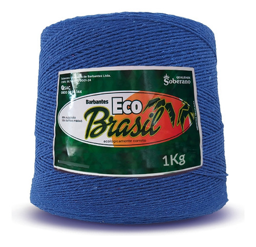Barbante Eco Brasil Soberano Colorido E Cru 1kg Fio 6