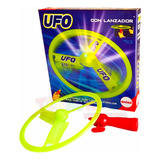 Ufo Lanzador Antex Luz Marciano Freesbee Nave Voladora Full