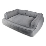 Sofá Cama Perros Arlee, Resistente, Viscoelástica, Gris Xl