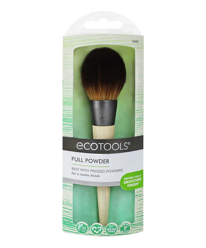 Ecotools Brocha Full Powder Polvo Y Rubor Acabado Mate Vegan