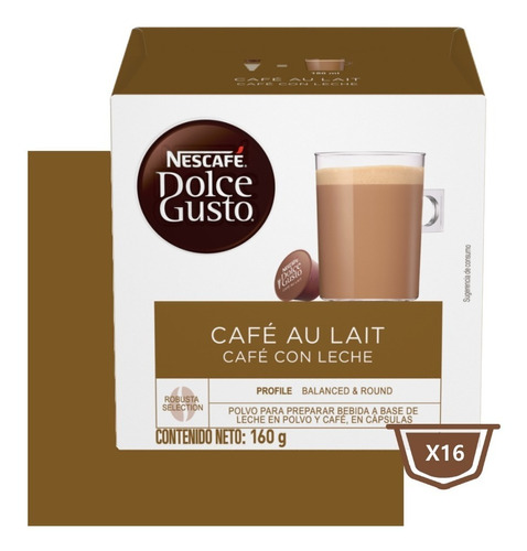 Nescafé® Dolce Gusto® Au Lait X 1 Cajas 