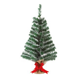 Árbol Navideño Pino Artificial Adorno Escritorio Verde 60 Cm