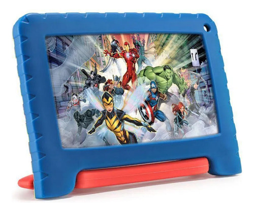 Tablet Infantil Avengers Vingadores 4+64gb Lcd 7  Android 13