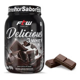 Whey Protein 3w Isolado Concentrado Ftw 900g Chocolate Negro