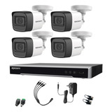 Epcom Kit 4 Camaras De Seguridad Metalicas 5mp Con Audio