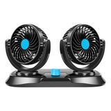 Ventilador De Doble Cabezal De Ahorro De Energía Para Coche,