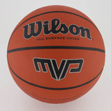 Bola De Basquete Wilson Mvp Laranja E Preta