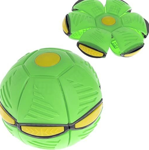 Pelota Plana Flat Ball Disco Plano Con Luz Led Juguete Niños