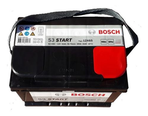 Bateria Bosch S3 Start 12x65 Oferta Hasta Agotar Stock