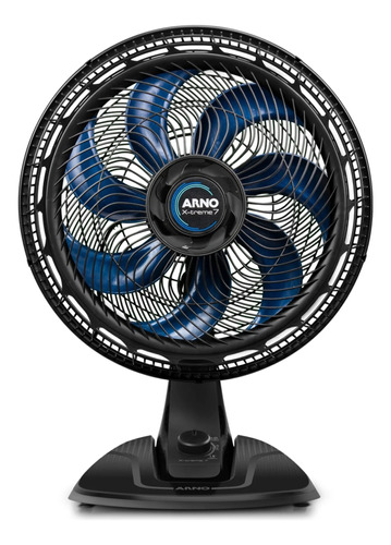 Ventilador Arno Xtreme 7 Force Breeze Ultra Silencioso Black