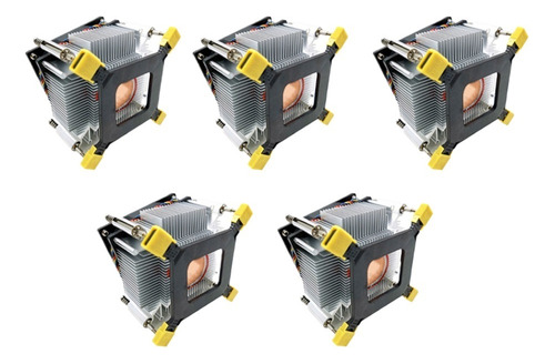 5 X Ventilador De Refrigeración For Cpu 1366 2011 1155, Cab