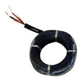 Rollo Cable Stereo 50m Sonido Audio Microfono 3,7mm Cabtec