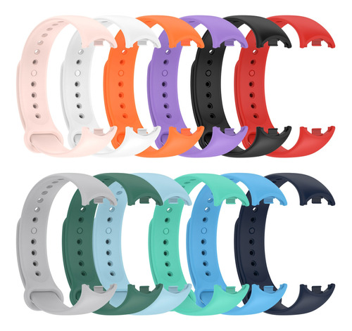 Pulseira Silicone Para Smartband Mi Band 8 Compatível Miband