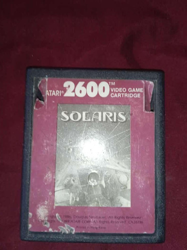 Cartucho Para Atari 2600  Solaris