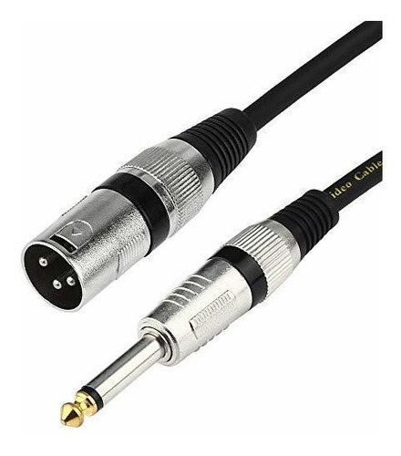 Desequilibradas 6 Ts 35mm 1 4 Pulgadas Mono A Xlr Macho...