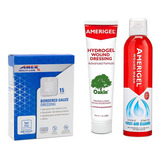 Amerigel Paquete Total De Primeros Auxilios  1 Oz. Aposito