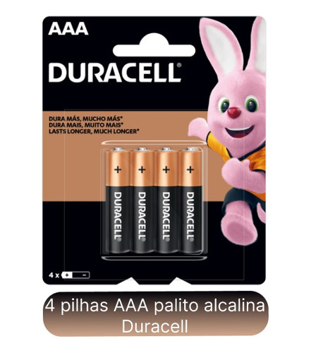 4 Pilhas Palito Aaa Ideal P/tipos De Controle Universal
