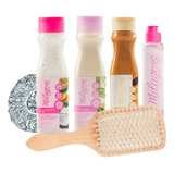 Kit Milagros Shampoo 2 Tratamientos Cepillo Bambu Obsequios 