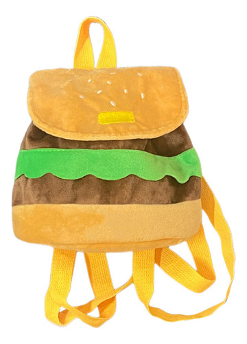 Bolso De Hombro Tipo Hamburguesa Con Bonitos Dibujos Animado