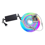 35 Pack Tira Neon Rgb Efecto Magico De Color Control Remoto