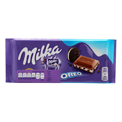 Barra De Chocolate Con Oreo Milka 100gr | Envío gratis